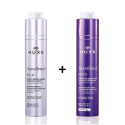 Nuxe Nuxellence Promo Set for Anti-Aging Face Care Eclat Day Fluid and Detox Night Fluid