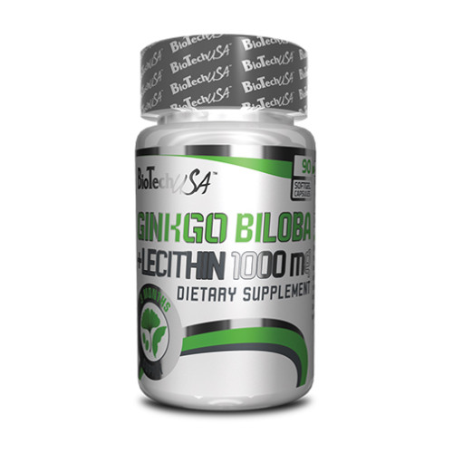 Biotech USA Ginkgo Biloba with Lecithin 90 Capsules