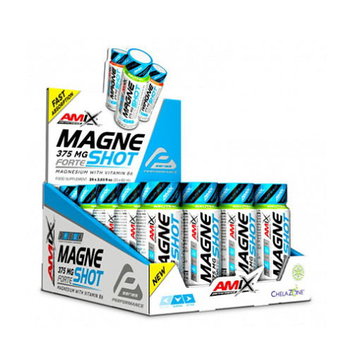 Amix Magneshot Forte 375mg Box Unflavoured 20 x 2.03 fl oz (60 ml)