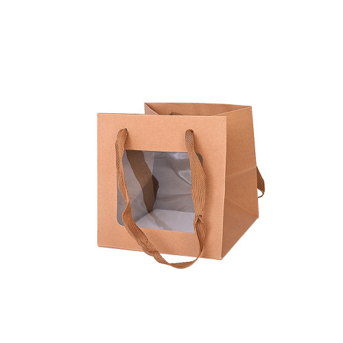 Elite Gift Paper Bag - Orchid Square