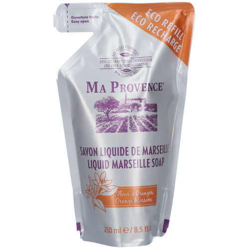 Ma Provence Orange Blossom Natural Shower Gel with Orange Refill 8.45 fl oz (250 ml)