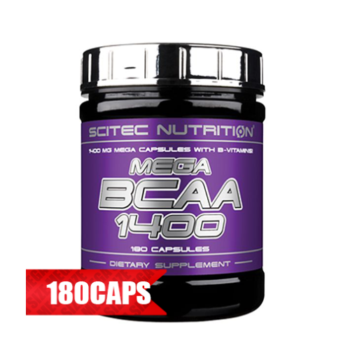 Scitec Nutrition Mega BCAA 1400 180 Capsules