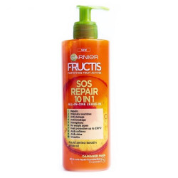 Garnier Fructis Sos Cream for Damaged Hair 10-in-1 with Amla Oil and Liquid Amino Keratin 13.53 fl oz (400 ml)