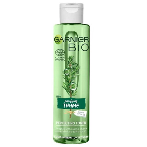 Garnier Bio Thyme Organic Face Toner with Thyme Oil for Combination and Oily Skin 5.07 fl oz (150 ml)