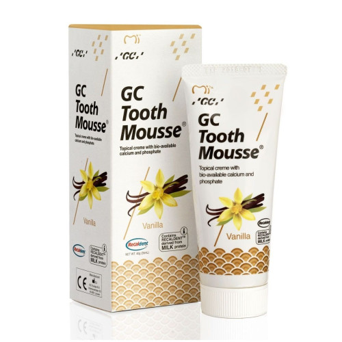GC Tooth Mousse Remineralizing Dental Cream with Vanilla Flavor 1.18 fl oz (35 ml)