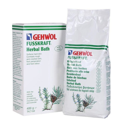 Gehwol Fusskraft Herbal Salts for Rough and Cracked Heels 14.11 oz (400 g)