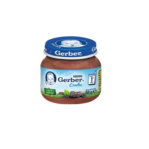 Gerber Plum Puree My First Puree 2.82 oz (80 g)
