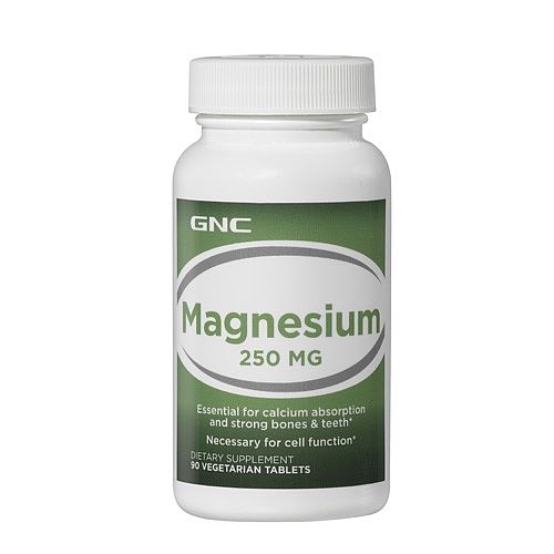 GNC Magnesium - for Healthy Nerves Restful Sleep and a Strong Heart 250 mg 90 Tablets
