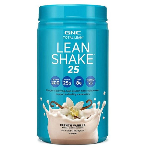 GNC Total Lean Shake 25 French Vanilla Protein Shake Powder 1.83 lb (832 g)