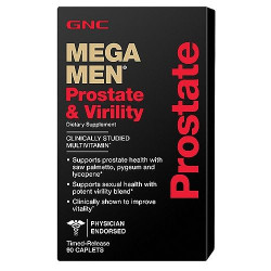 GNC Mega Men for Normal Prostate Function 90 Softgel Capsules