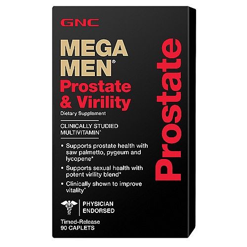 GNC Mega Men for Normal Prostate Function 90 Softgel Capsules