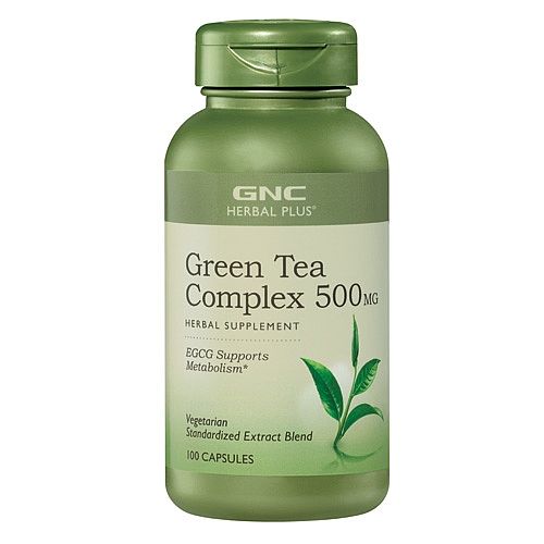 GNC Herbal Plus Green Tea Complex for Weight Loss Vegan Formula 100 Capsules