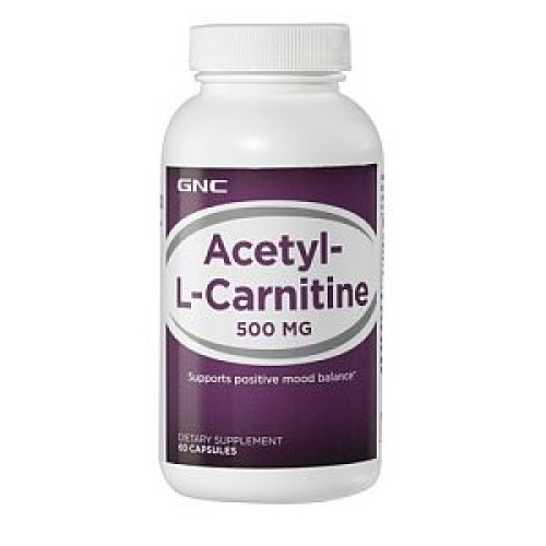 GNC Acetyl L-Carnitine 500 mg for Good Memory and Concentration 60 Capsules