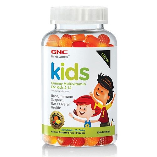 GNC Kids Multi Gummy/ Kids Multi - Multivitamins for Children Aged 2 to 12 Years 120 Gummies