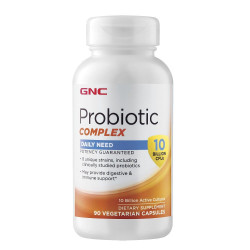 GNC Probiotic Complex Probiotic with 10 Billion Bacteria Probiotic Complex 90 Capsules