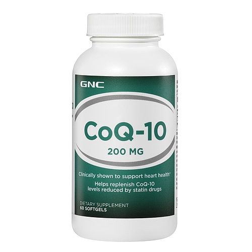 GNC Coenzyme Q10 for Your Heart Health 200 mg 60 Capsules