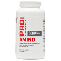 GNC Pro Performance Amino Full Spectrum Amino Acids 3000 mg 120 Capsules 120 Capsules