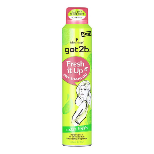 Got2b Extra Fresh Refreshing Dry Shampoo for Hair 6.76 fl oz (200 ml)