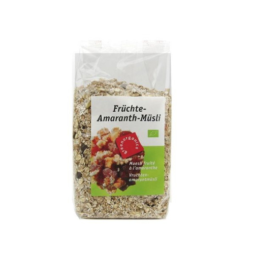 Green Organics Organic Amaranth Muesli with Fruit 1.1 lb (500 g)