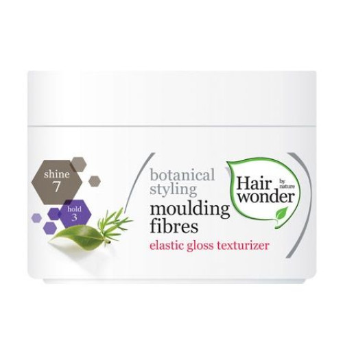 Hairwonder Botanical Styling Hair Wax with Fibers for Shine and Flexible Hold 3.38 fl oz (100 ml)
