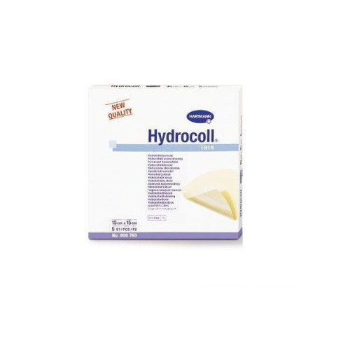 Hartmann Hydrocoll Thin Wound Dressing with Absorbent Self-Adhesive Backing 5.91"/5.91" (15/15 cm) 1 pc