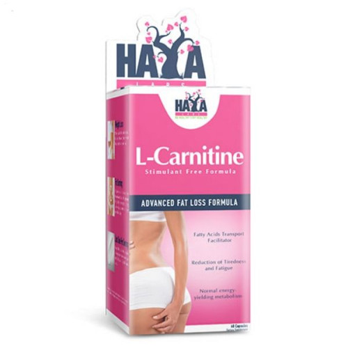 Haya Labs L-Carnitine for Fat Reduction 250 mg 60 Capsules