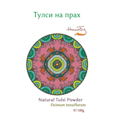 Henna Fox Organic Tulsi Powder 3.53 oz (100 g)