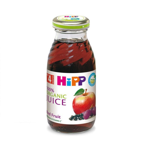 Hipp Organic Delicious Red Fruit Juice for Children 4+ Months 6.76 fl oz (200 ml)