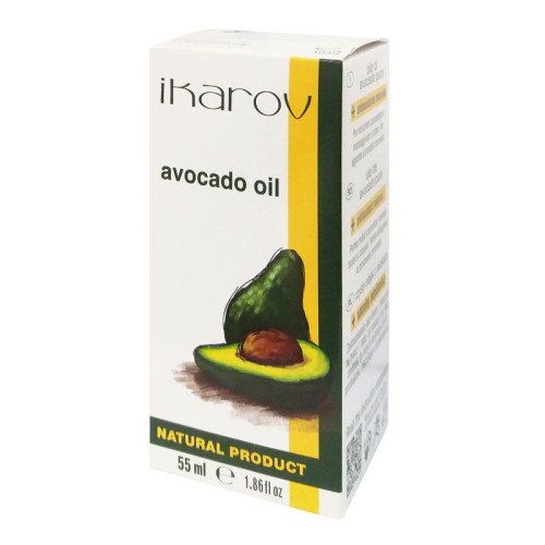 Ikarov Nourishing Natural Avocado Oil with Moisturizing Effect 1.86 fl oz (55 ml)