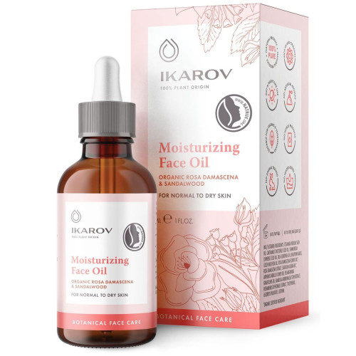 Ikarov Natural Moisturizing Oil for Soft Facial Skin 1.01 fl oz (30 ml)
