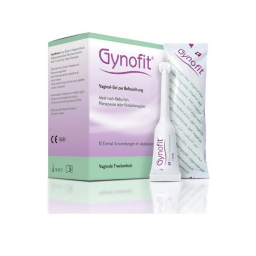 Inova Gynofit Moisturizing Vaginal Gel for Dryness and Discomfort with Glycerin 0.17 fl oz (5 ml) 12 Applicators