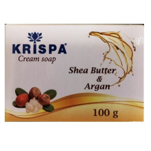 Krispa Cream Soap with Shea and Argan Oil 3.53 oz (100 g)