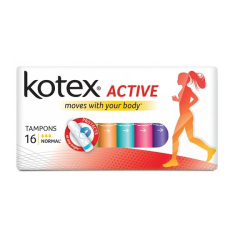 Kotex Active Normal Feminine Tampons 16 pcs