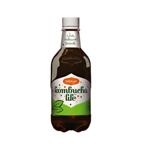 Kombucha Life Naturally Carbonated Papaya Tea 16.91 fl oz (500 ml)