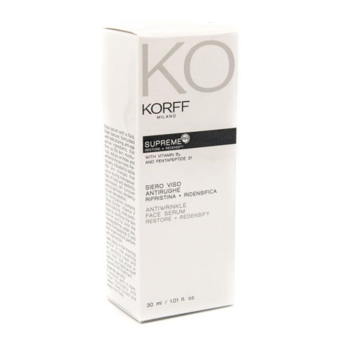 Korff Supreme Rr Restorative Face Serum with Firming Action 1.01 fl oz (30 ml)
