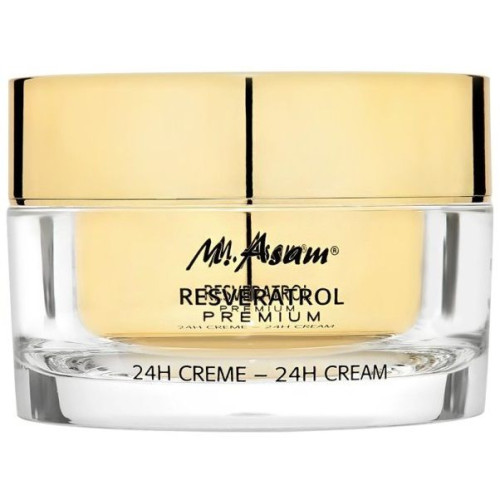 Krauterhof M. Asam Resveratrol Premium 24h Cream Anti-Wrinkle Face Cream for Aging Skin 1.69 fl oz (50 ml)