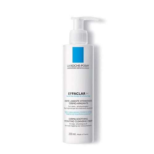 La Roche Posay Effaclar H Soothing Hydrating Cleansing Cream for Face 6.76 fl oz (200 ml)