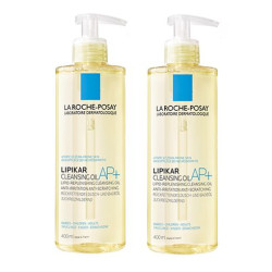 La Roche Posay Lipikar AP+ Promo Set Lipid-replenishing Cleansing Oil Against Irritation 81.15 fl oz (2400 ml)