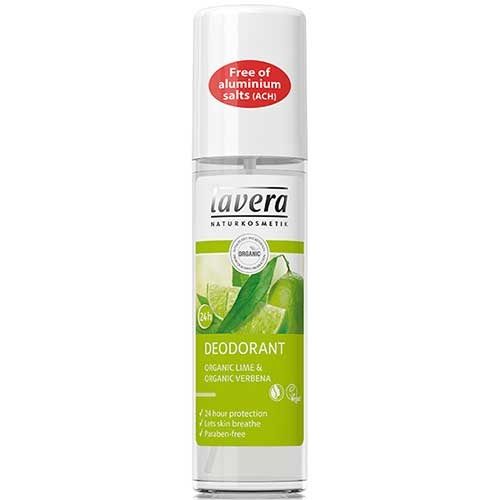 Lavera Organic Deodorant Spray for Body Against Perspiration 2.54 fl oz (75 ml)