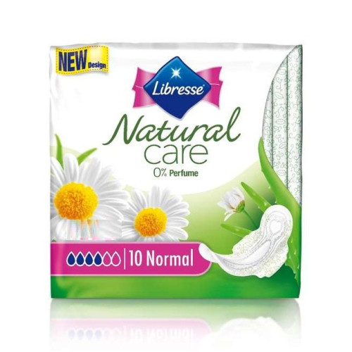 Libresse Natural Care Normal Sanitary Pads 10 pcs