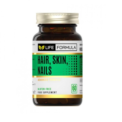 Life Formula Hair Skin and Nails for Beauty and Health Maintenance 60 Capsules