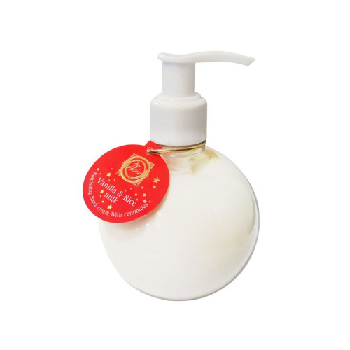 Linea Bio Hand Cream Yogurt and Papaya Deeply Nourishing with Natural Oils and Ceramides 8.45 fl oz (250 ml)
