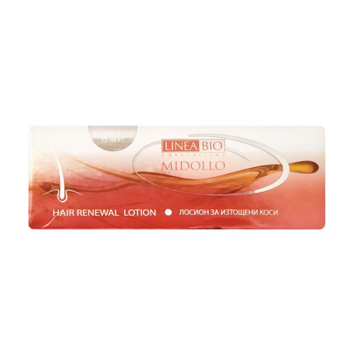 Linea Bio Midolo Lotion for Damaged Hair with Bamboo Extract and Hyaluronic Acid 2 pcs