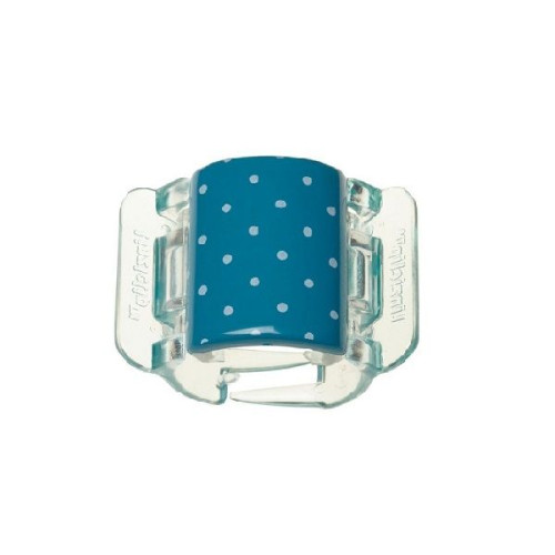 Linziclip Midi Hair Clip Retro Dots - Aquamarine
