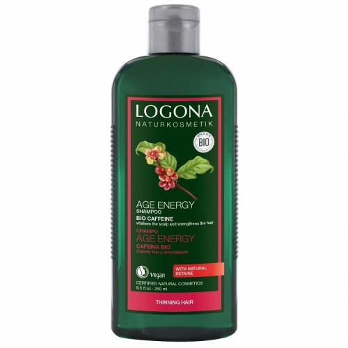 Logona Restorative Organic Shampoo with Caffeine and Goji Berry 8.45 fl oz (250 ml)