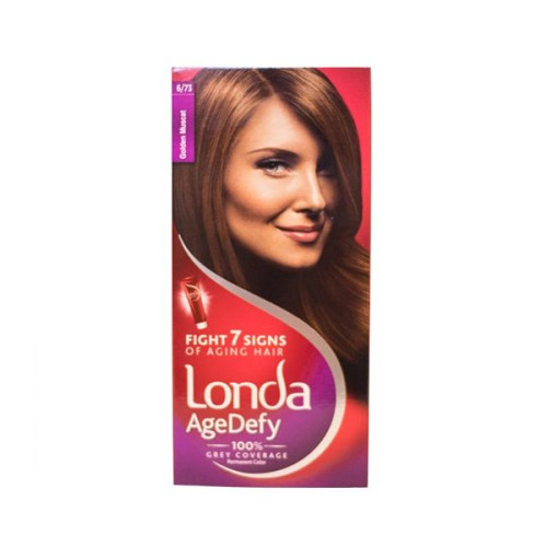 Londa Age Defy Cream Hair Color for Full Coverage of Gray Hair Color 6/73