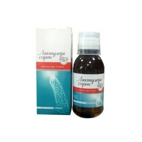 Drogerii Stoletnik Nixen Lactulose Syrup Suitable for Diabetics for Constipation and Difficult Bowel Movements 87 mg/ml 5.07 fl oz (150 ml)
