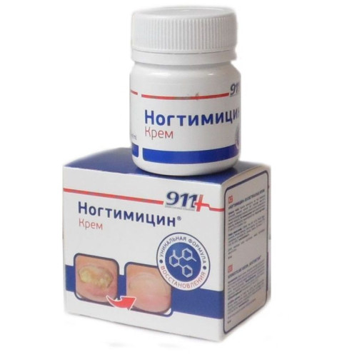 911 Nailmycin Cream for Removing and Eliminating Nail Fungus 1.01 fl oz (30 ml)