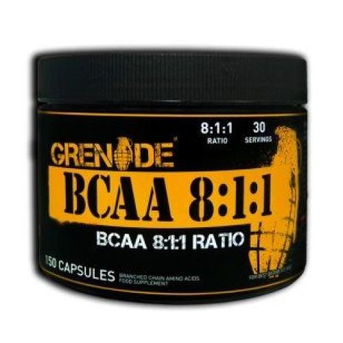 Grenade BCAA 8:1:1 Branched-Chain Amino Acids 150 Capsules