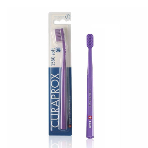 Curaprox 1560 Soft Toothbrush for Sensitive Teeth and Gums 1 pc